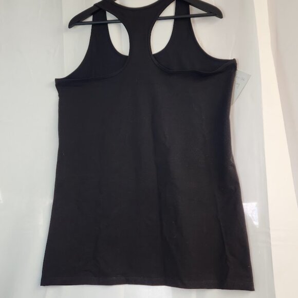 Black Razor Back Tank Top with Yellow Graphic, 3XL - Picture 9 of 9